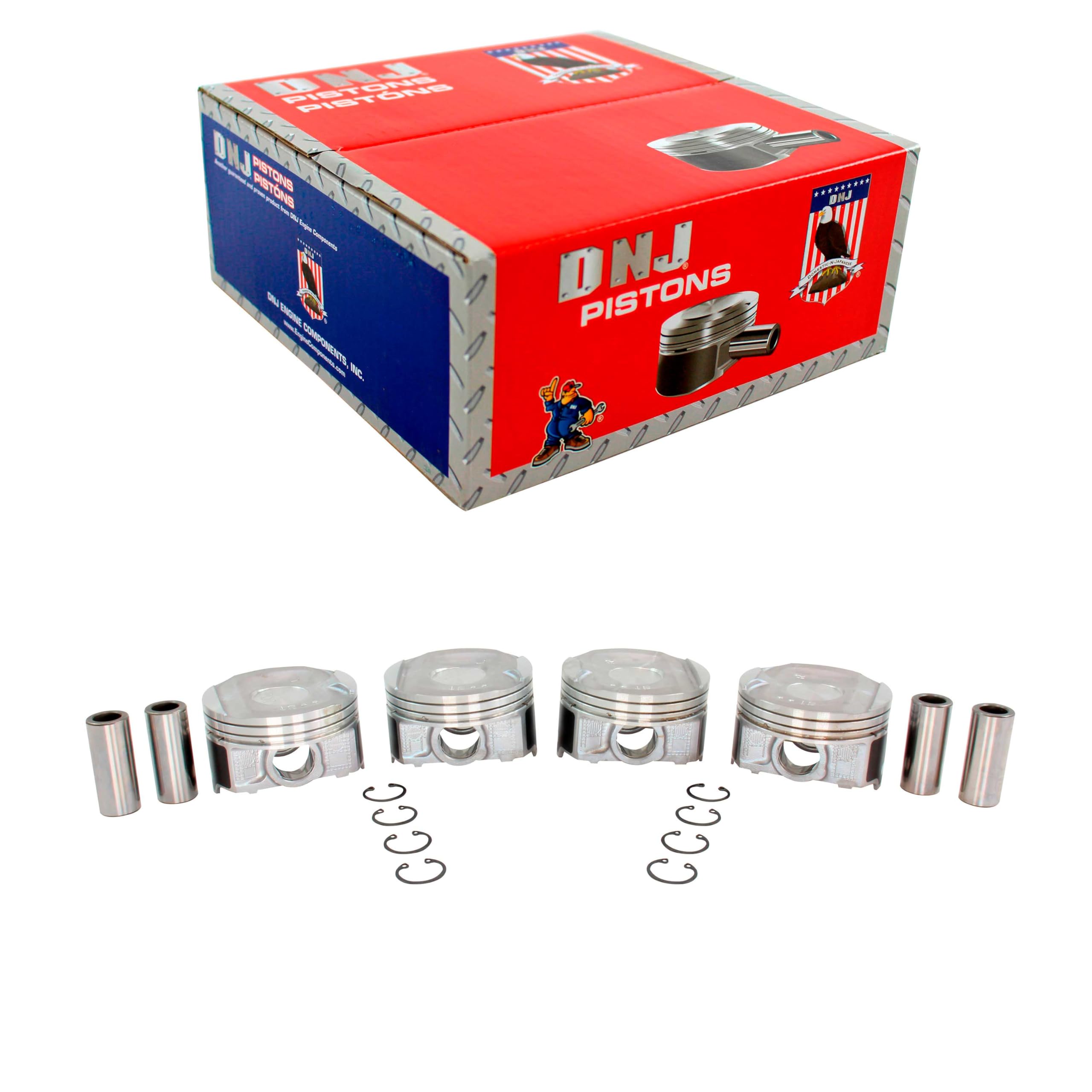 Amazon.com: DNJ P4345H.20 Piston Set Oversize .020 in. (.50mm) For
