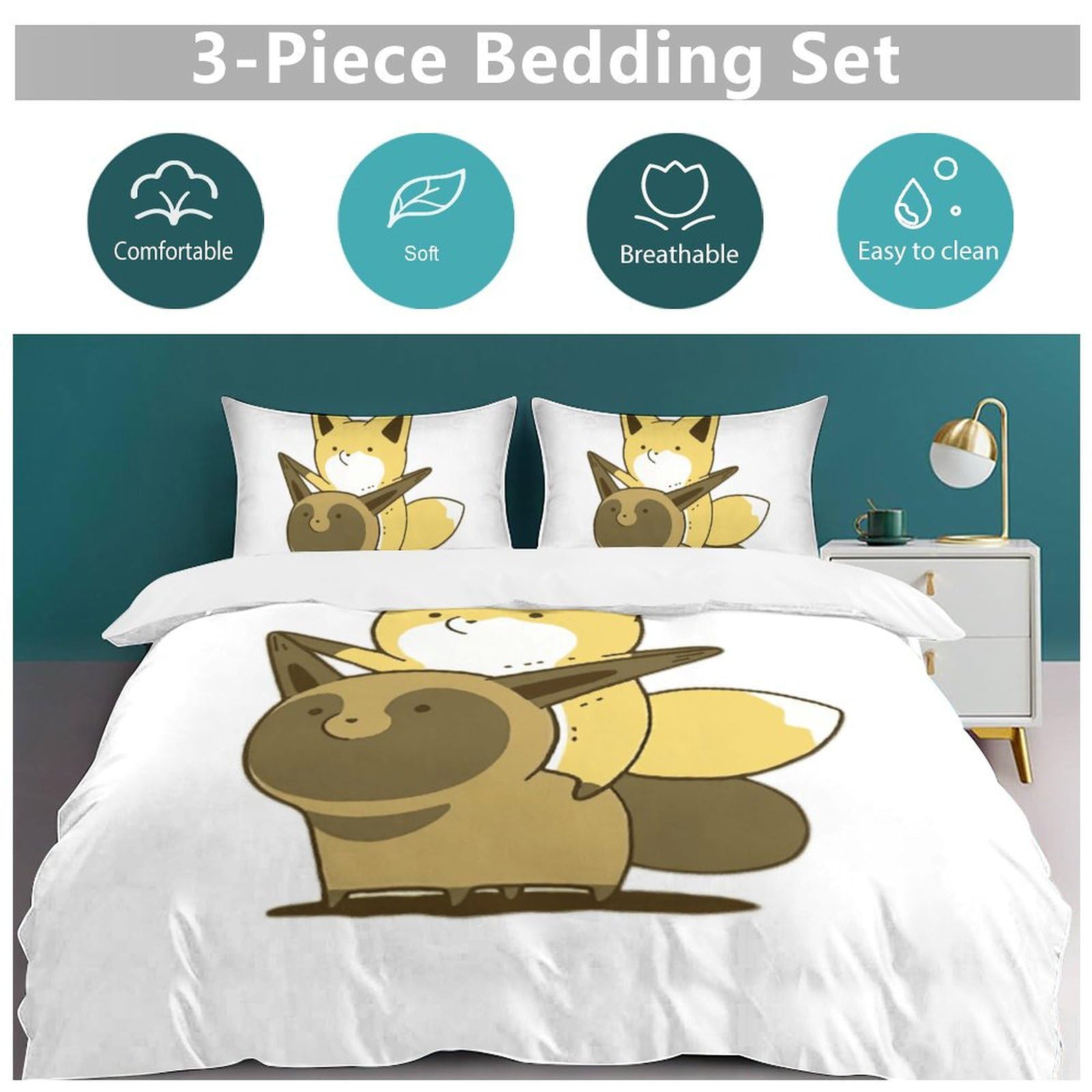 和けもの添い寝シーツカバー【レタル＆古狐】 / バンガロゥ 和けもの