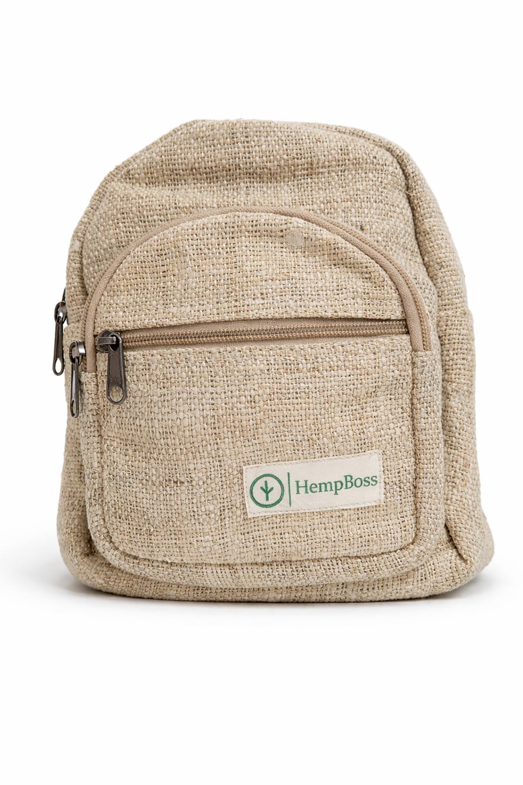 Pure Hemp Mini Backpack | Eco-Friendly Compact Travel Bag for Men & Women | Lightweight Small Daypack-image-9