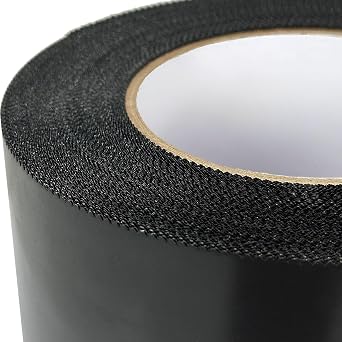 ELK Vapor Barrier Tape - 4 x 180ft - PE 7mm Polyethylene Seam Tape - Moisture Barrier Seam & Seal for Crawlspace Encapsulations or Waterproof Marine Tape - Black