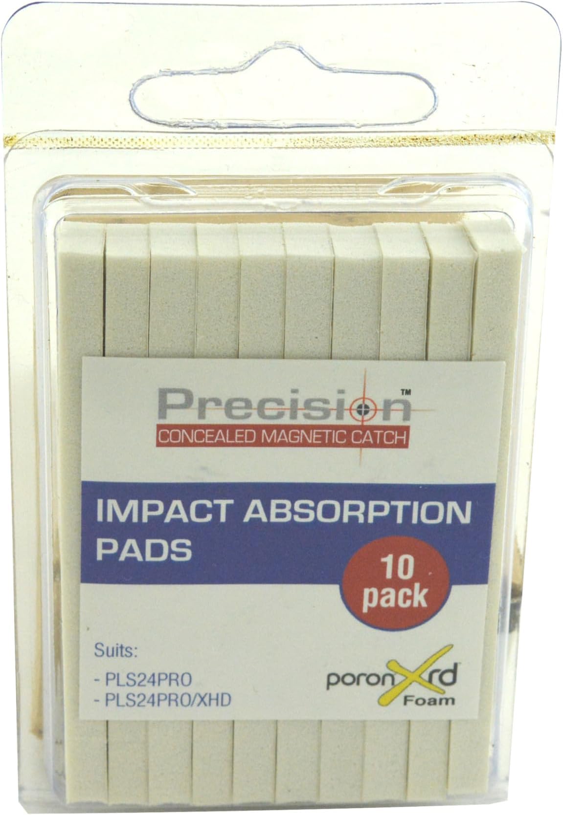Precision Lock PF10PK Pack of 10 Foam Impact Absorption Pads