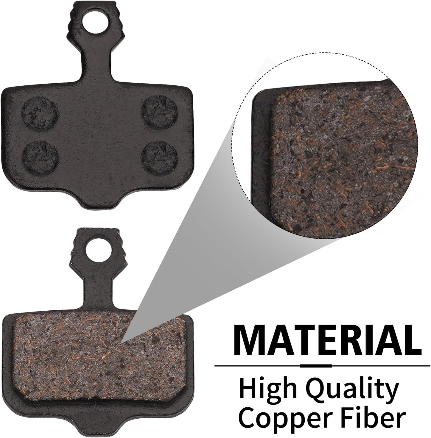 Brake Pads for Lectric XP Trike/Xpeak/Xpress/Xpedition/XP Lite/XP, Rear Front Disc Brake Pads E-Bike Brake Pad, Sturdy Durable Electric Bike Brake Pads, E-Bike Accessories for Lectric