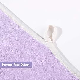 BOBOR 3-Pack 14 x 29 Inch Gym Towels for Women Sweat, Workout Sweat Towel for Men Gym, Super Absorbent, Fast Drying Fitness Exercise Towels for Sweat, Soft Microfiber (Purple 3 Pack, 14 x 29)