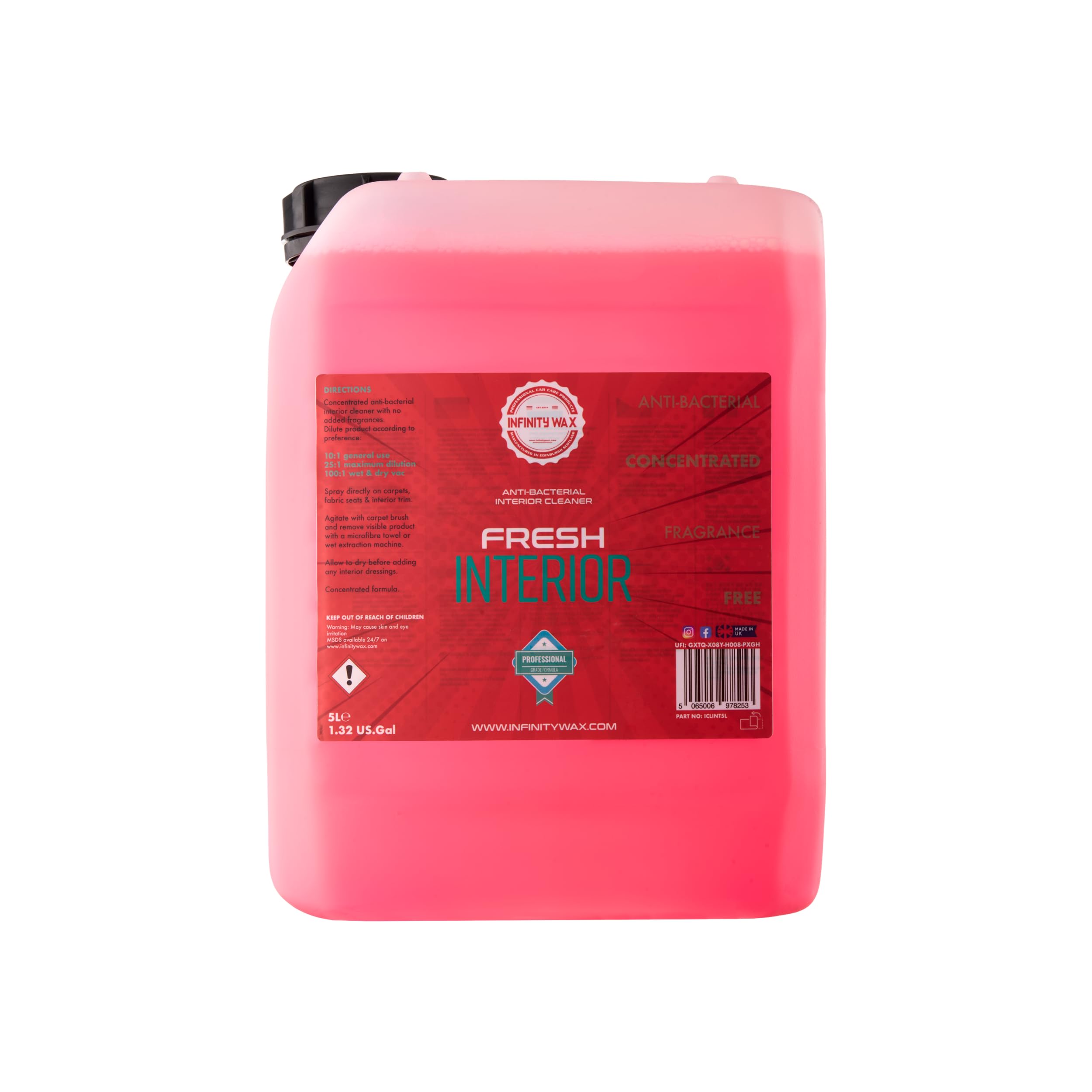 Infinity Wax Fresh Interior Cleaner 5L