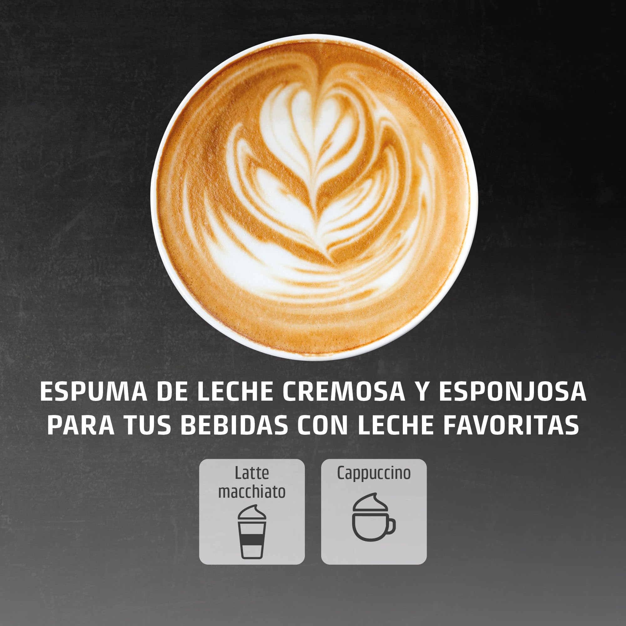 Caso Espresso Gourmet Crema - Cafetera Espresso con 1350W, bomba ULKA de 20 bares, Tiempo de calentamiento de 12 segundos, Brazo Doble Salida, Vaporizador, Superficie Calientatazas - Plata
