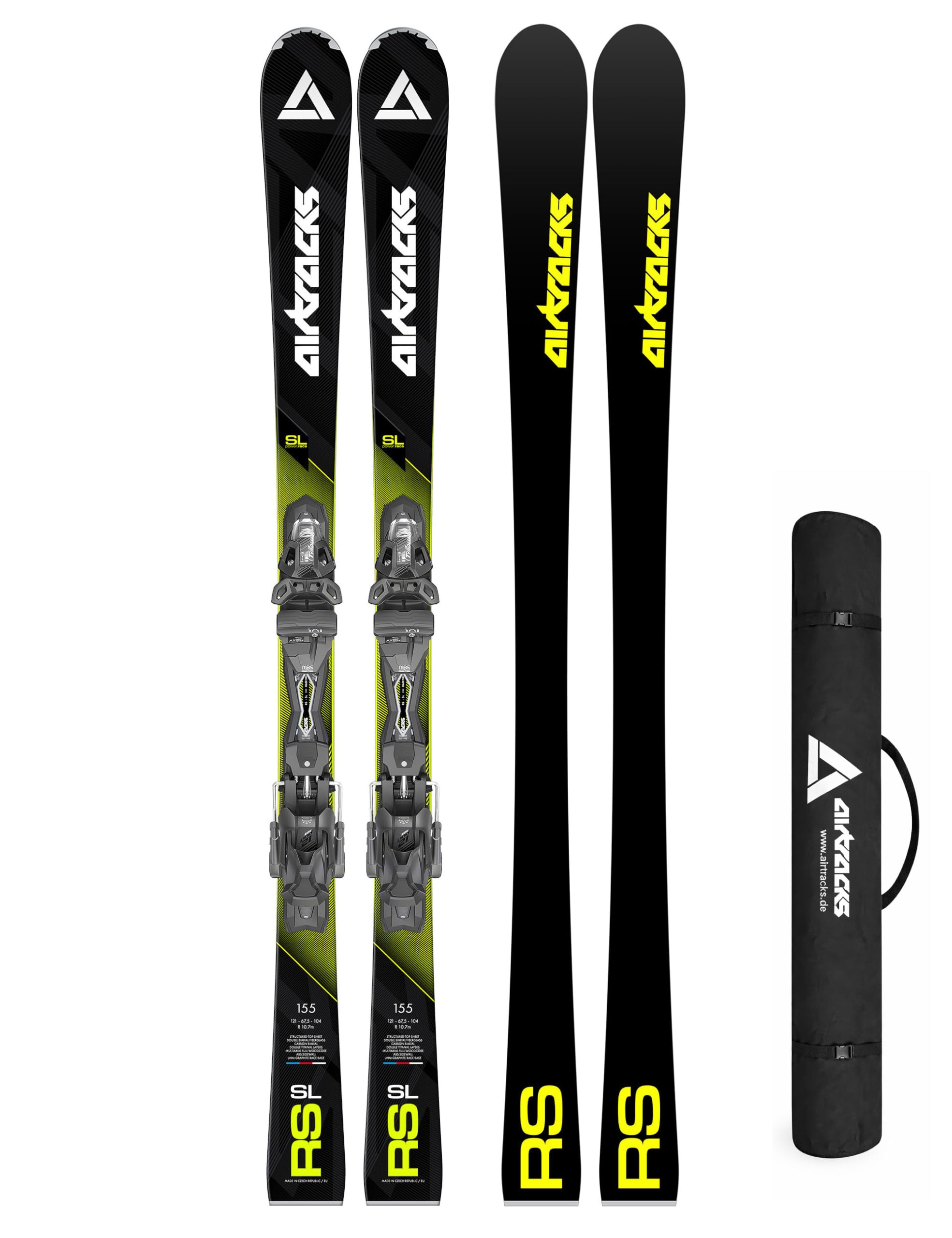 Airtracks Master Pro RS SL Slalom Ski Rennski Racecarver mit Bindung Tyrolia PRW 12 GW - Längen 155cm, 165cm - Modell 2025 + Ski Tasche