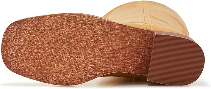 Yellowboots Lサイズ Mother's Day POROPL Yellow Boots for Women Knee High Winter Knee