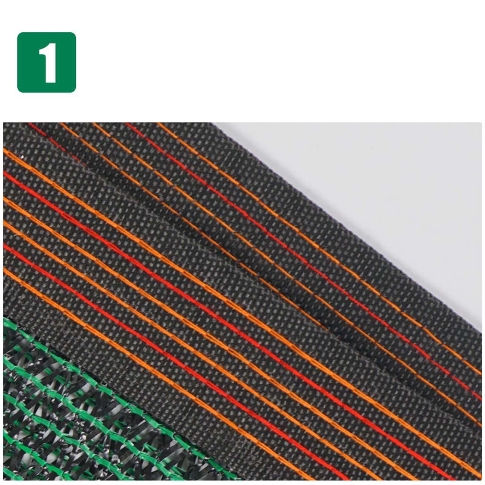 Filet d'ombrage ignifuge à 55 % en maille filet de protection solaire pour jardin agricole Vert 10 x 7 m