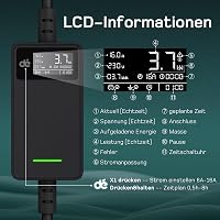 dé Type 2 Schuko Elektromos Autó Töltőkábel 3.68 kW 15m 1-Fázis 6