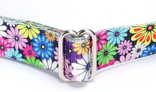 Miniatura 4 de Pimaodog Collar de perro de nailon resistente, collar de perro Martingale ajustable para entrenamiento de caminar, perros niños y niñas, perros