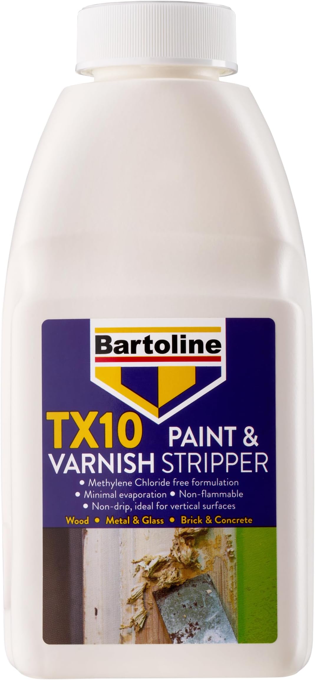 TX10 Paint and Varnish Stripper 500ml – Extra Strong, Non-Caustic Paint Remover for Wood, Metal & More