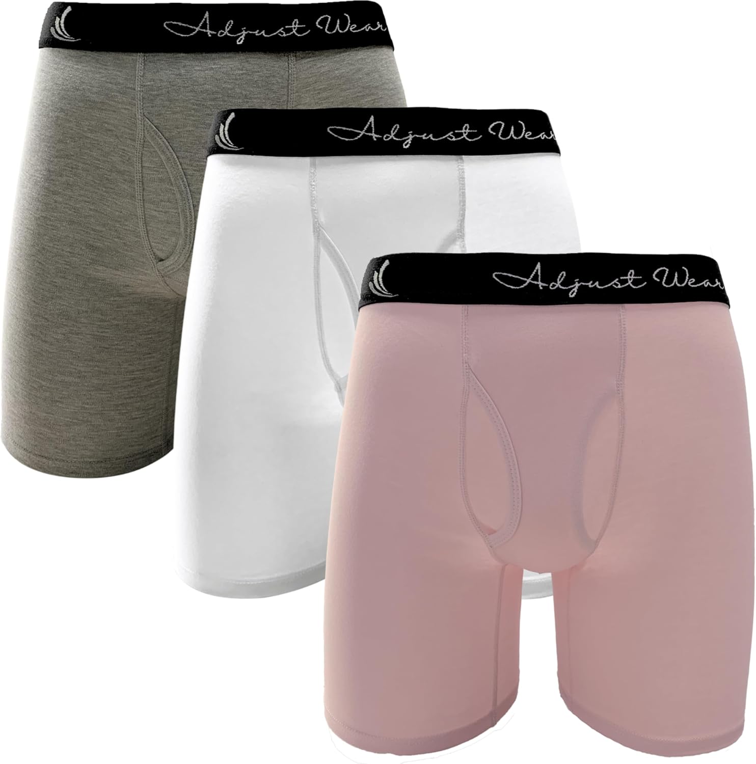 Homme Boxer Long Caleçons Respirante Sport Sous-vêtement Extra Long Lot De 4 (M