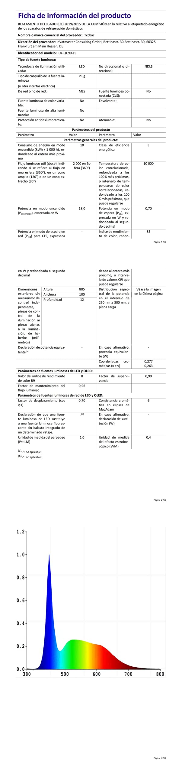 Tccbac Luces para Acuarios, 18W, LED de 90-120cm, Peces y Plantas , Soporte Extensible,Tiempo e Iluminación Ajustable, Multicolor — view 9