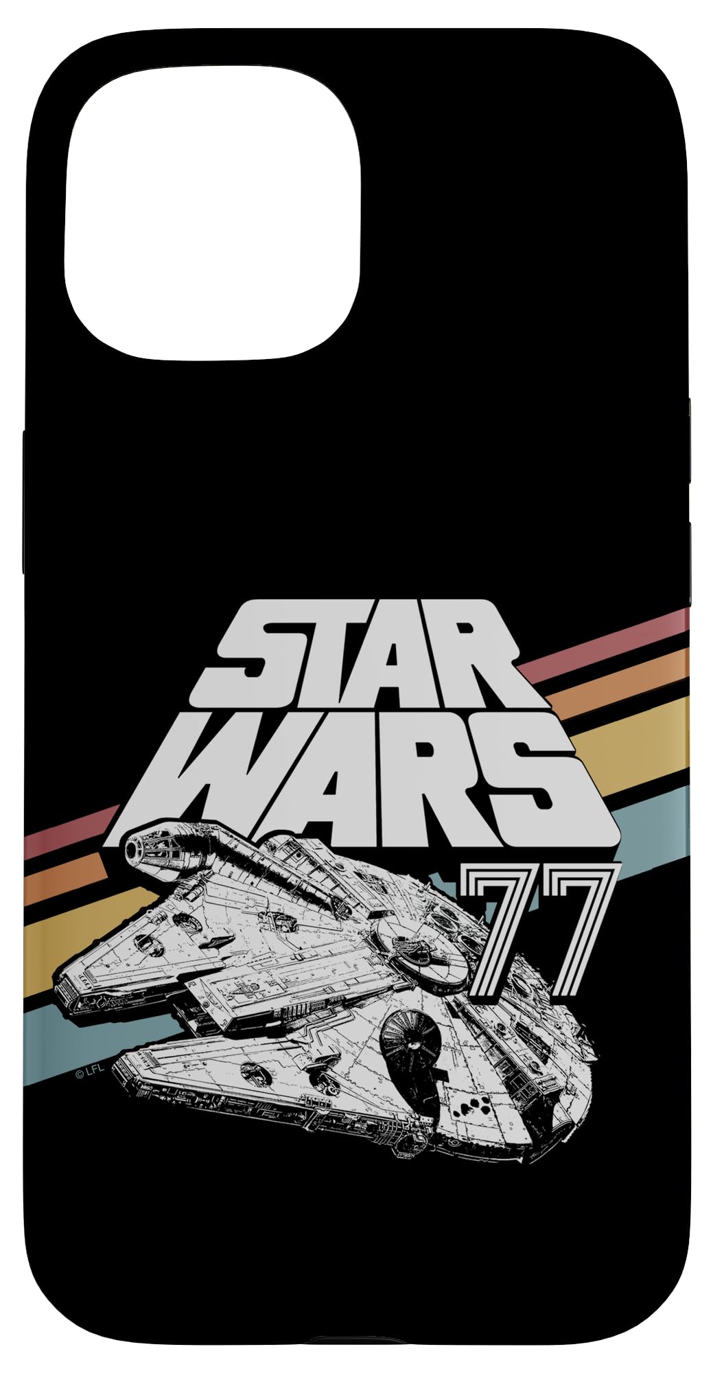 Star Wars Millennium Falcon '77 Retro Stripe Case for iPhone 15