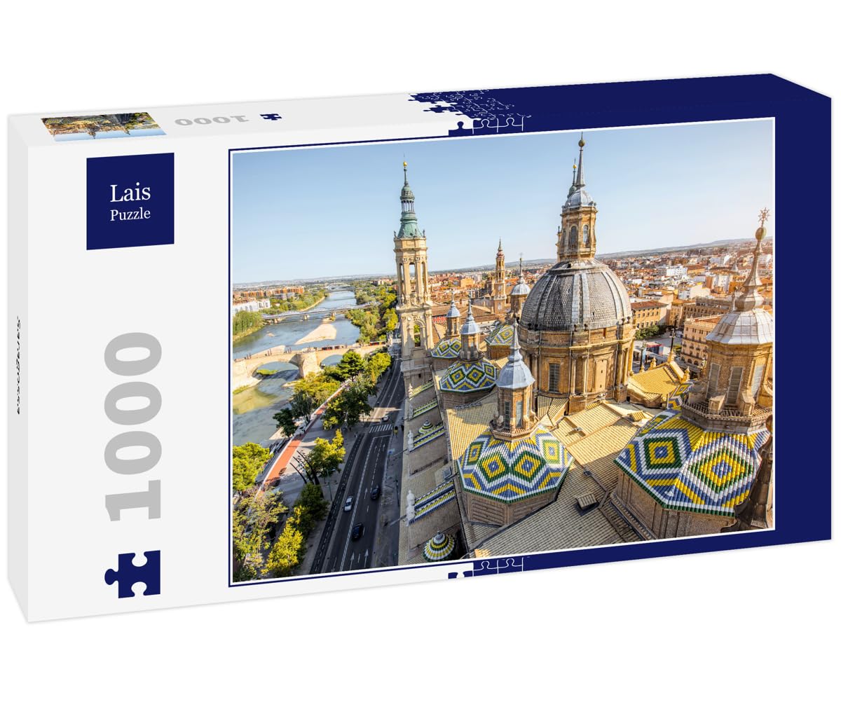 Puzzle Lais 1000 Pezzi – Saragozza | Immagine Di Rh2010 / Stock.adobe.com, Panorama Della Città Spagnola - 3