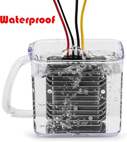 Miniatura 6 de MGGi DC 24V a 12V 10A 120W Convertidor de voltaje Buck Transformador de potencia impermeable, reductor de voltaje reductor, regulador módulo de