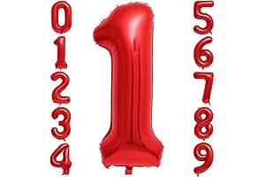 Colossal Red Number 1 Balloon: A Delight for Celebrations