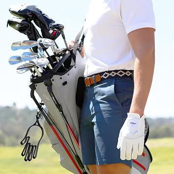 Golf Glove Holder with Metal Hooks 6 Pcs Glove Stretcher & Drying Rack for Golf, Football, Baseball & More Universal Fit for Men & Women