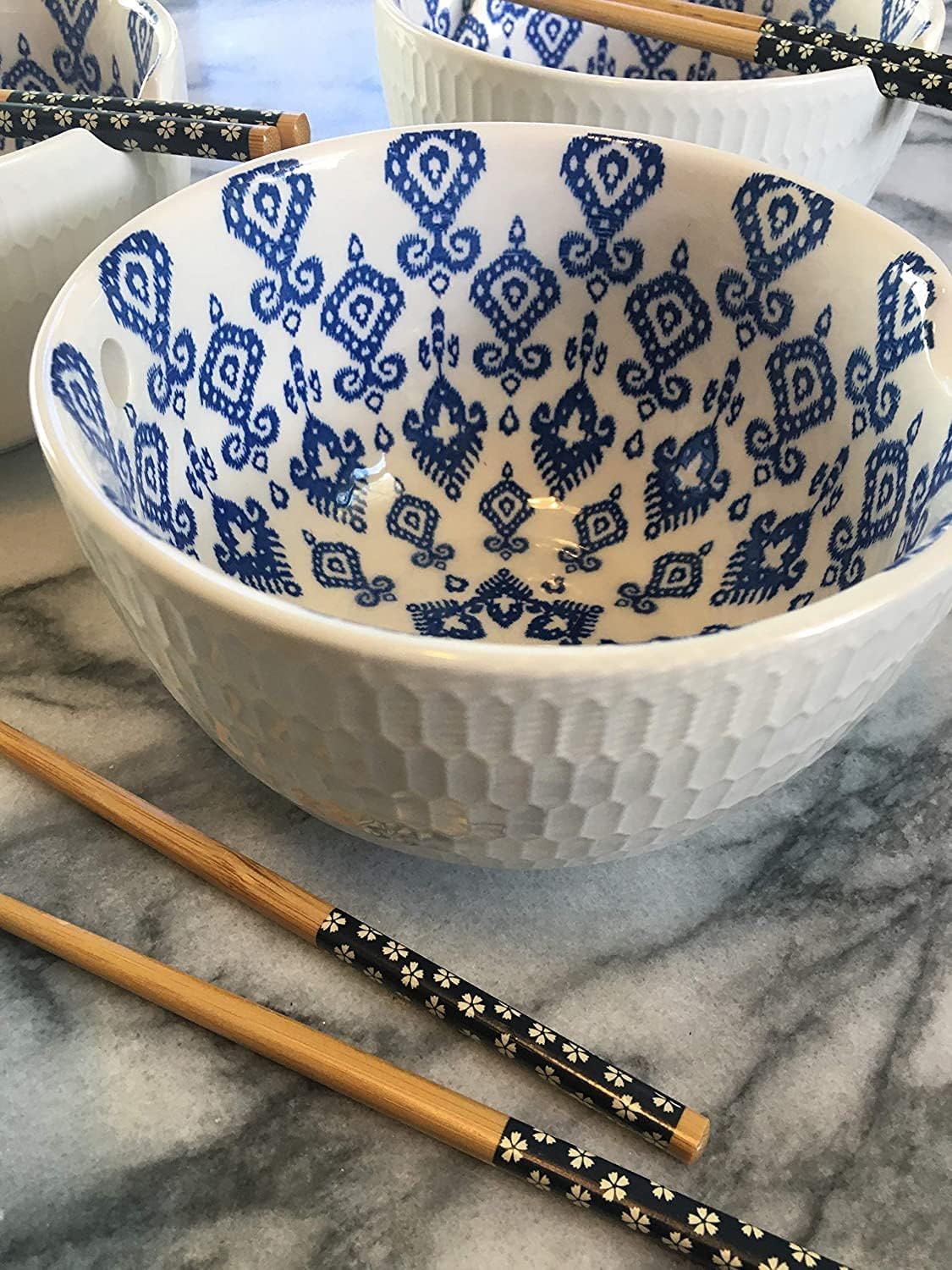 Signature Housewares Pad Print 11 Noodle Bowl with