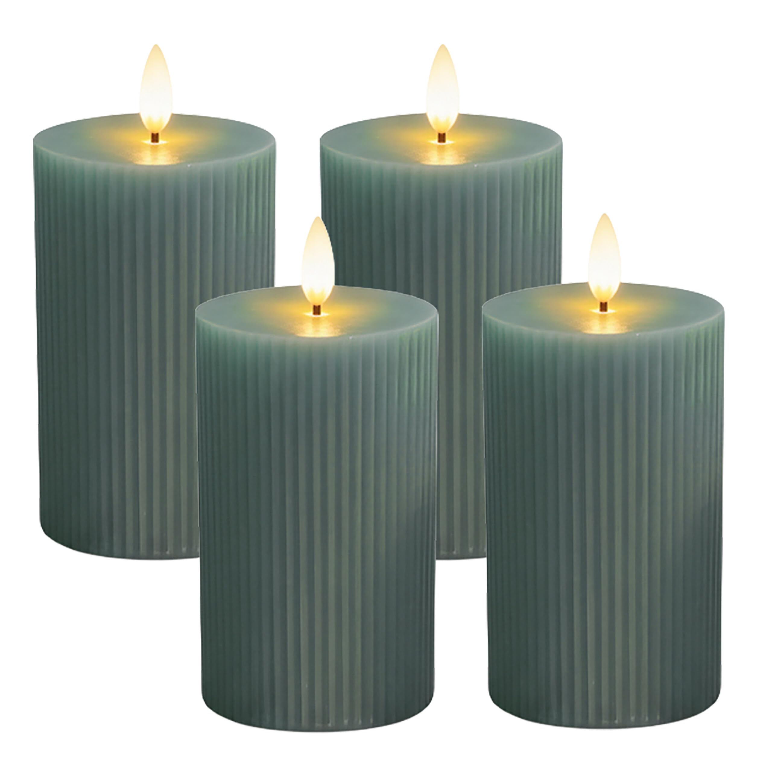 Velas LED de cera real sin llama para evitar manchas de cera y riesgos de fuego
