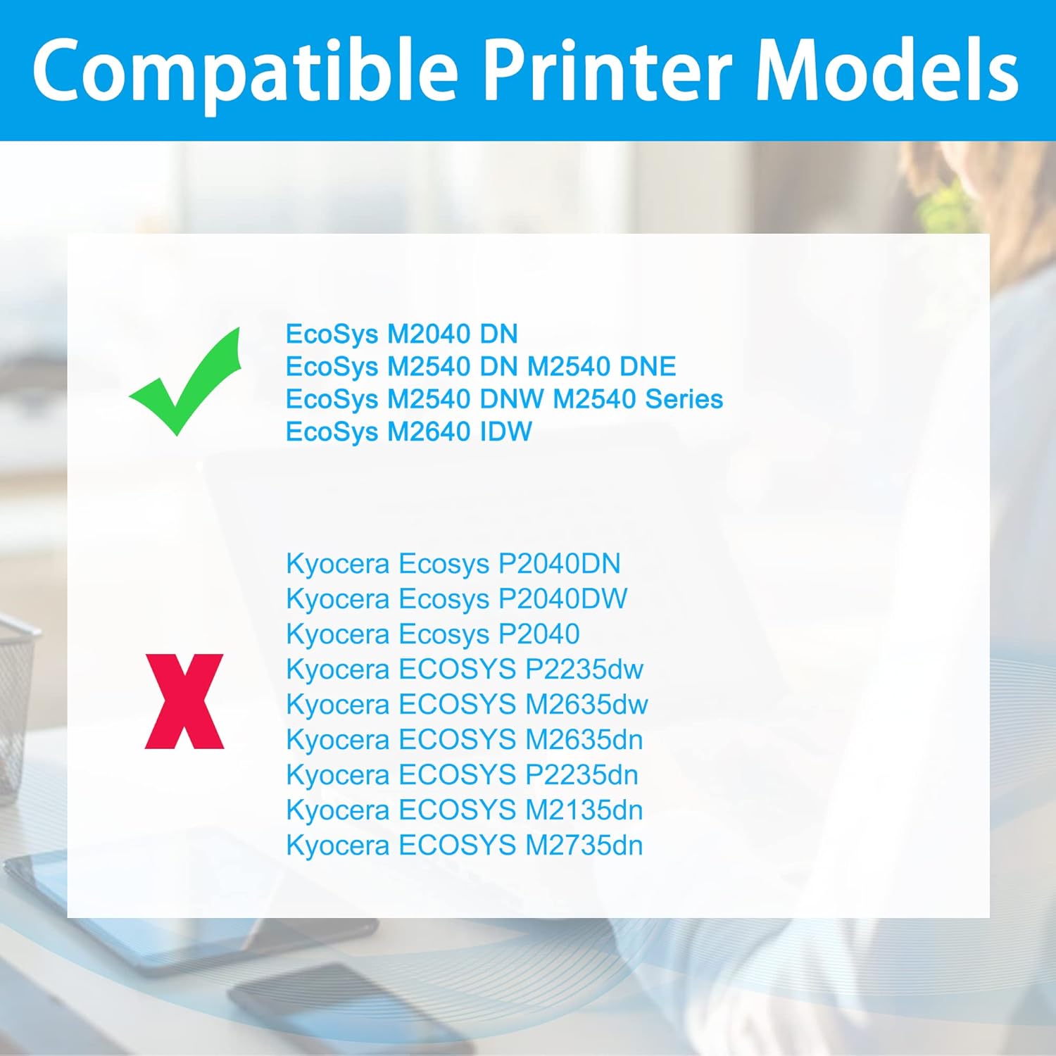 Blасk Frіdау - 70% оƒƒ LCL Compatible Toner Cartridge Replacement for Kyocera TK1172 TK-1172 1T02S50US0 EcoSys M2040 DN M2540 DN M2540 DNE M2540 DNW M2540 Series M2640 IDW (2-Pack Black)