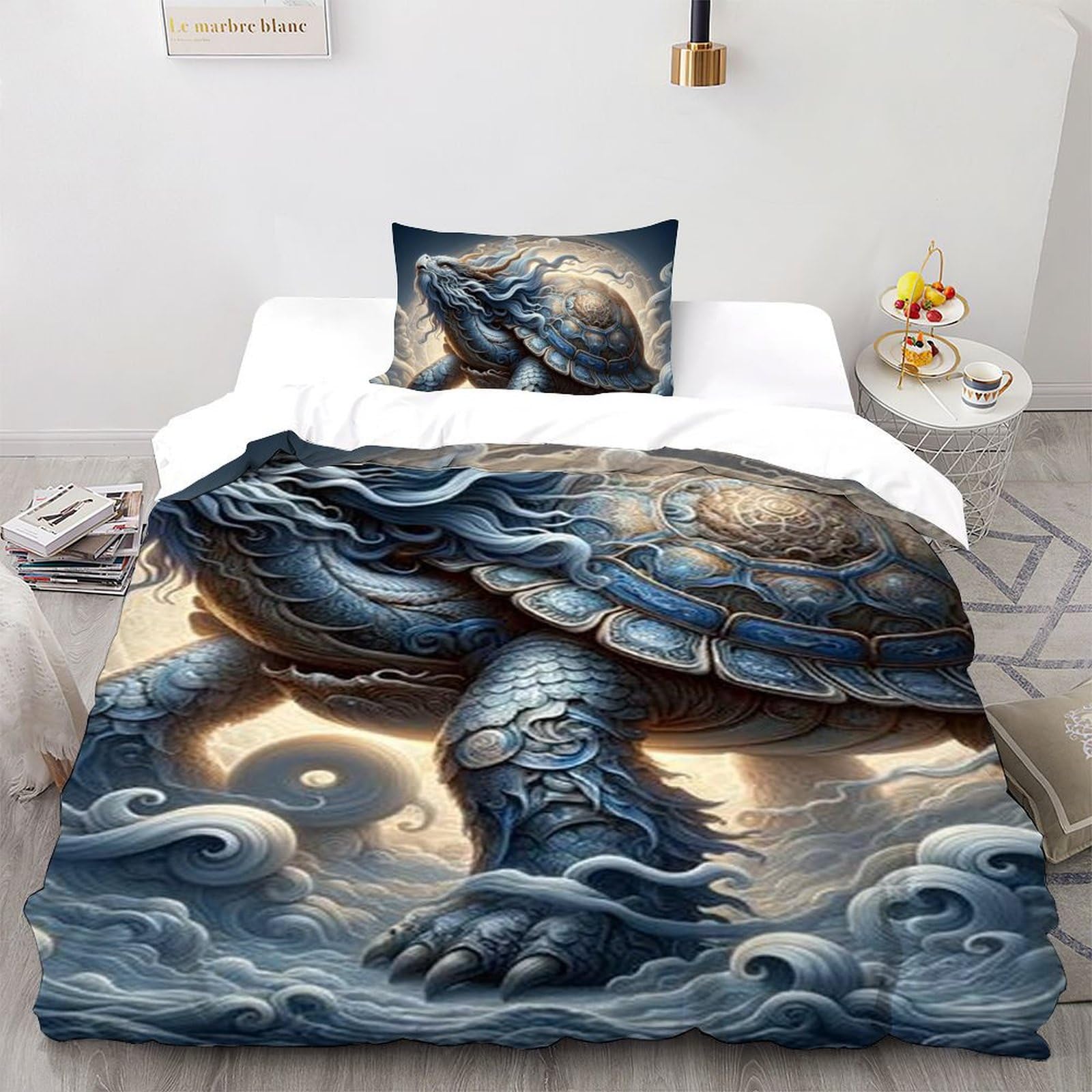 Housse de couette 135x200 animaux 3D idée cadeau anniversaire fille