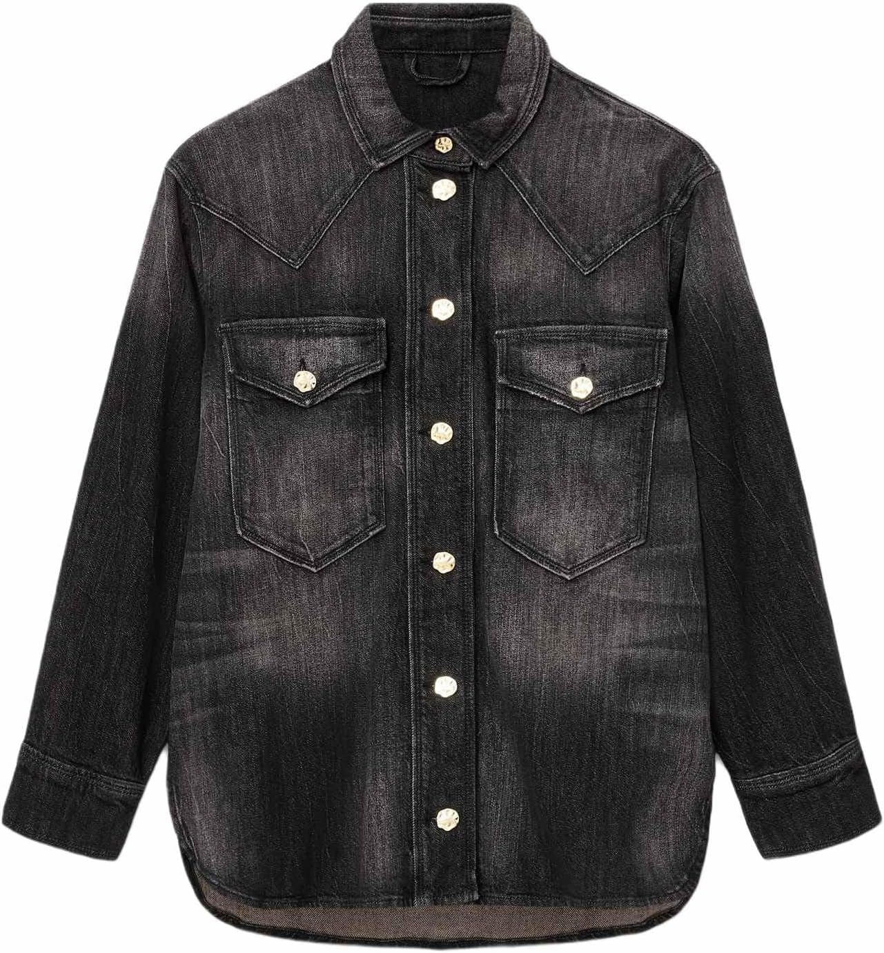 Allsaints Womens Bryn Denim Shirt - Image 6