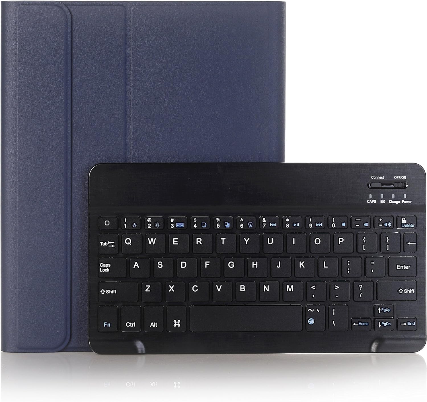 iPad Keyboard Case for iPad mini 2 3 4 5 with Detachable Keyboard and Pen Holder, Slim Smart Auto Sleep/Wake Cover Case (Black)