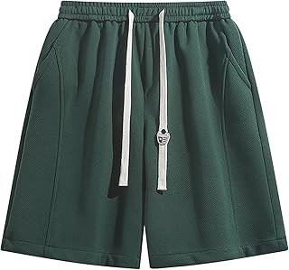 Pantalones Cortos Hombre Gym - Pantalones Cortos para Correr con Bolsillo Transpirables De Color SóLido Informales Y CóModos De Verano para Mujer Pantalones Cortos Negros