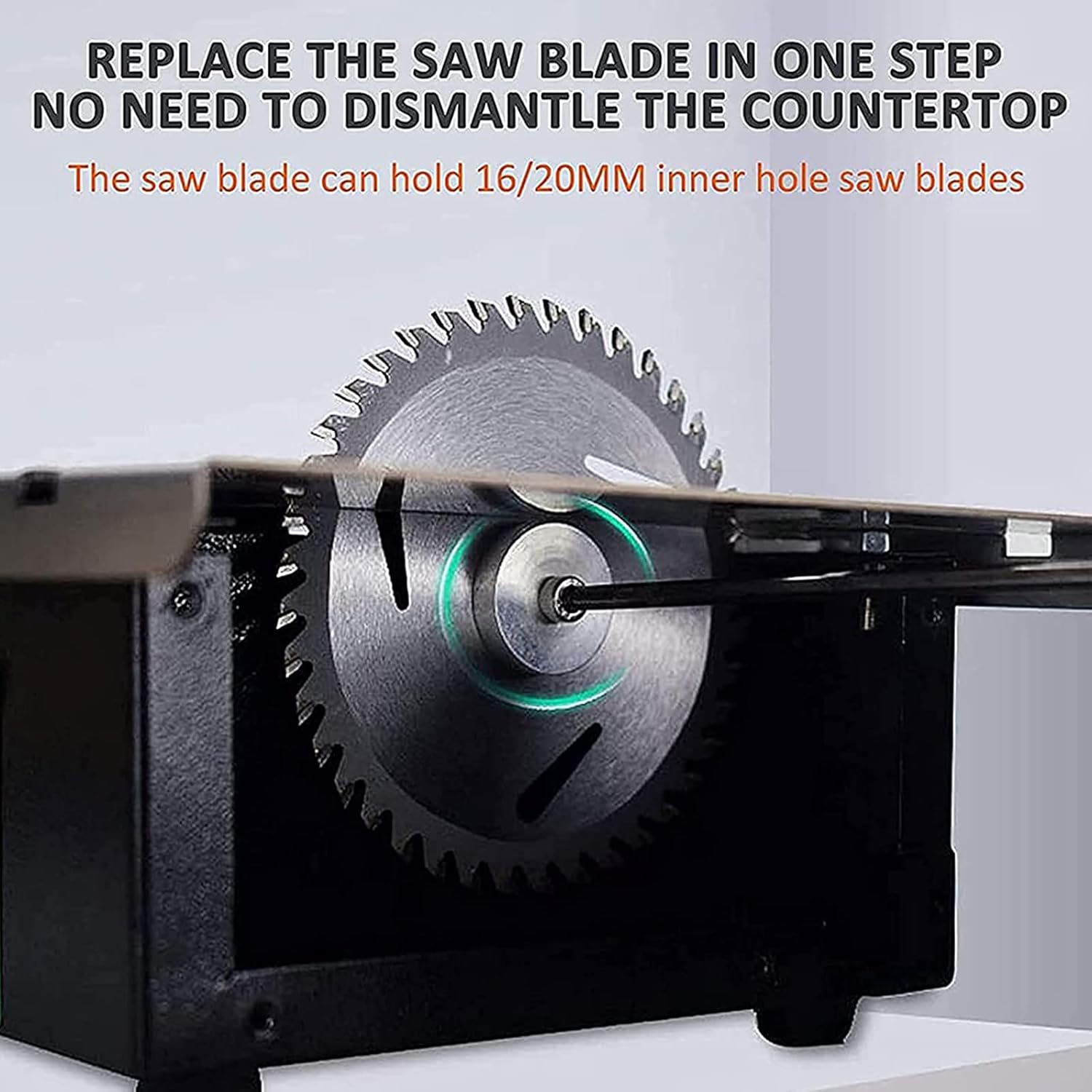 Mini Hobby Table Saw, Small Multifunctional Handmade Woodworking Table Bench Saws Polisher Drilling Machine Portable Cutting Saw 1.57 in Cutting Depth for Crafts Tabletop Wood Saws,Set 3