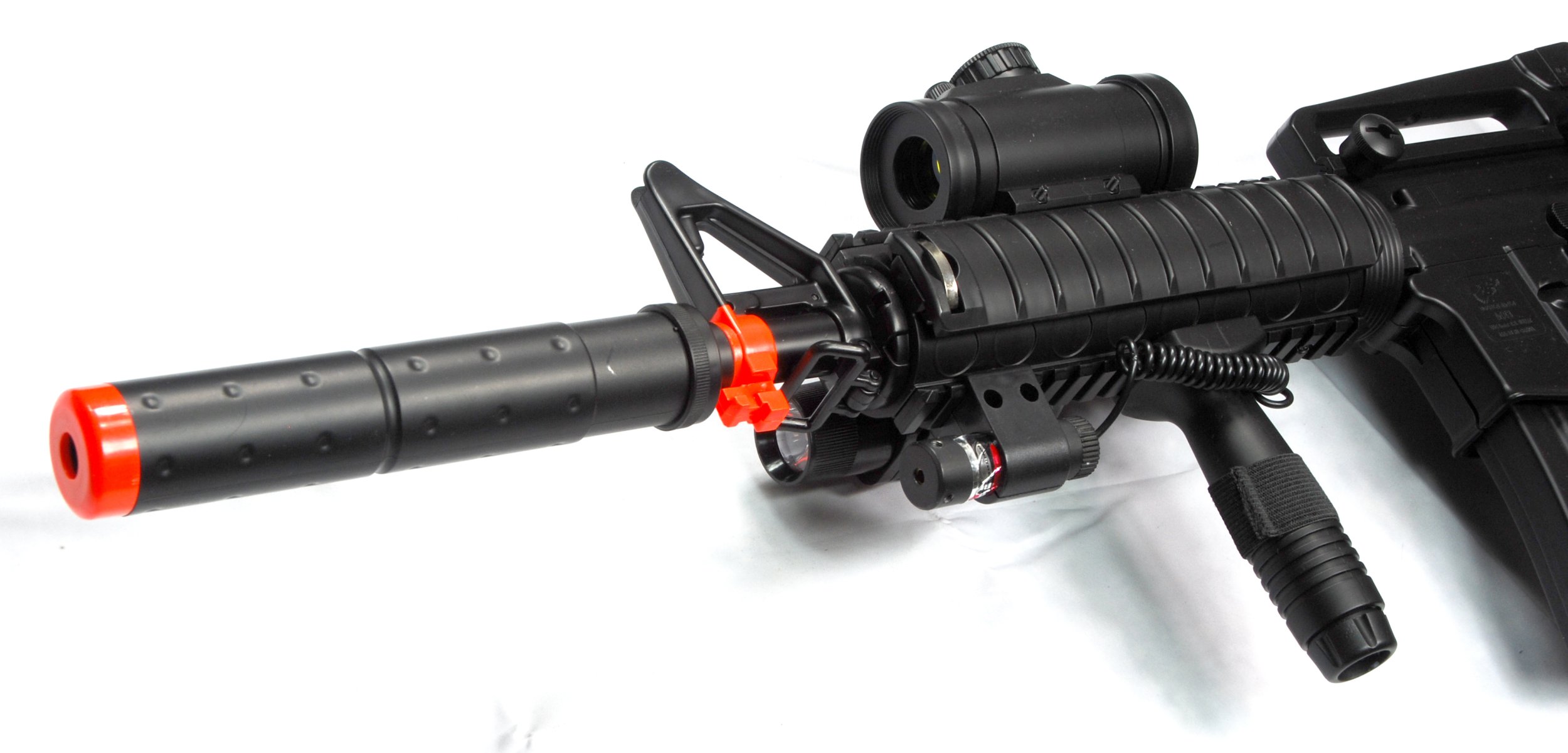 Double Eagle M83P RIS M4 AEG Electric Powered Airsoft Rifle (Retractable Stock)