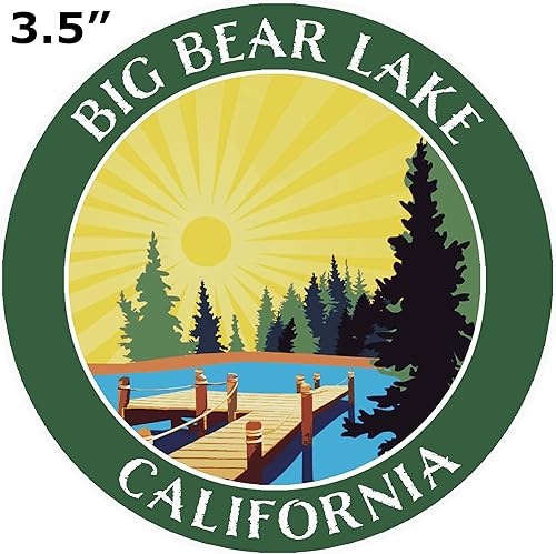 Miniatura 10 de Lake Dock  Big Bear Lake  California 3.5 pulgadas ventana coche camión calcomanía vacaciones aventura tema novedad apliques