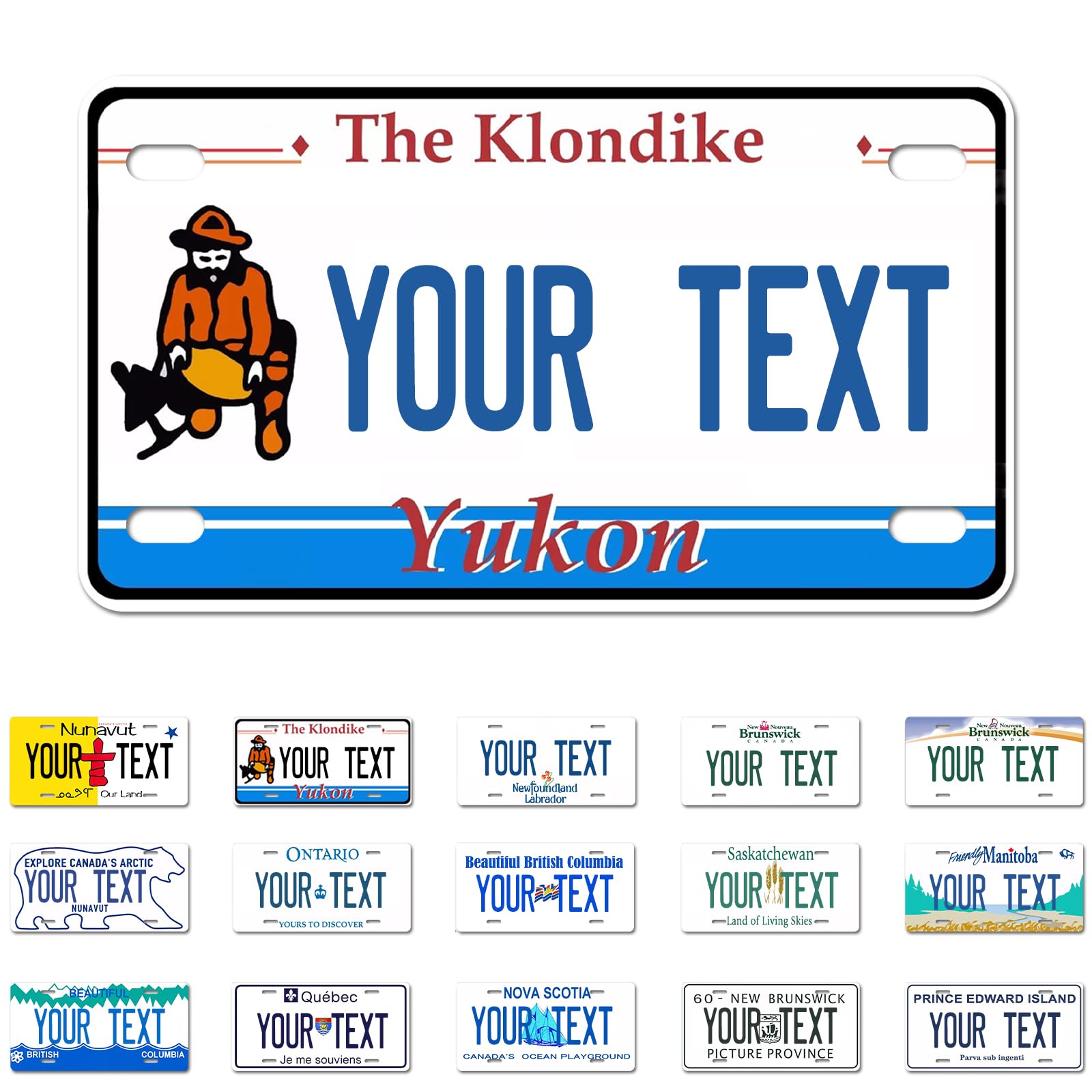 Ontario License Plate, 6"×12" Custom License Plate — view 3