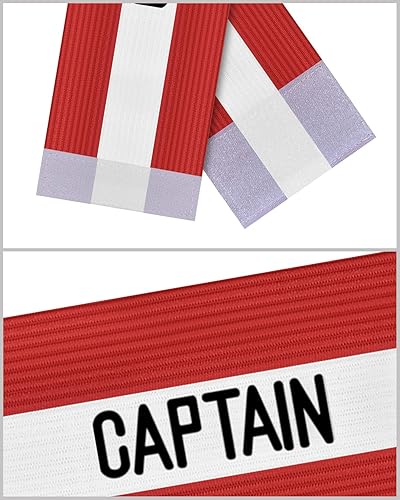 Miniatura 3 de Brazalete deportivo unisex de capitán, ajustable para entrenamiento de fútbol, adultos y jóvenes, banda elástica para el brazo del capitán,