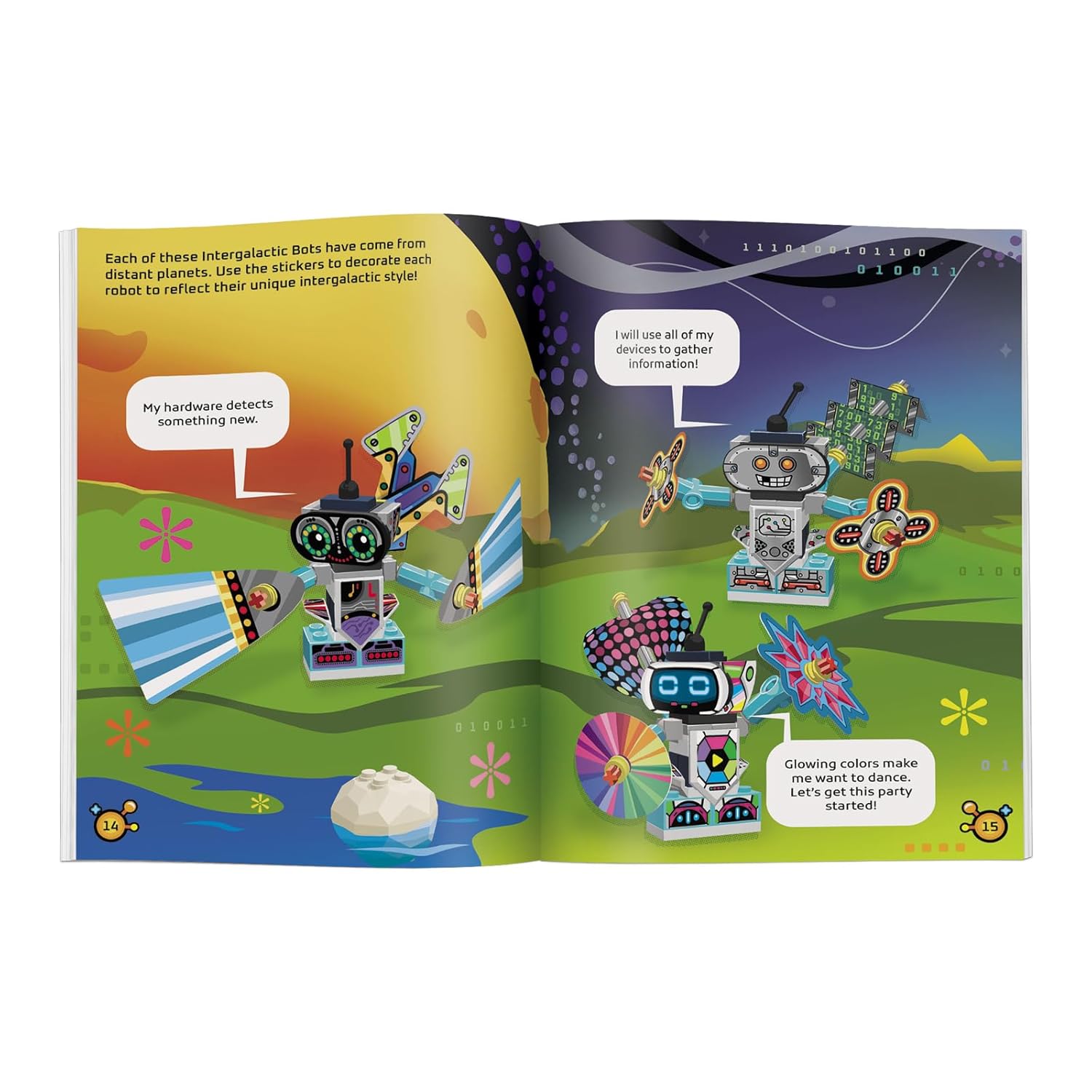 LEGO® Books. Build and Stick: Robots: Activity Book with 200+ Stickers, Exclusive Models, and Awesome Activities to Inspire Imagination and Creativity! - Image 6