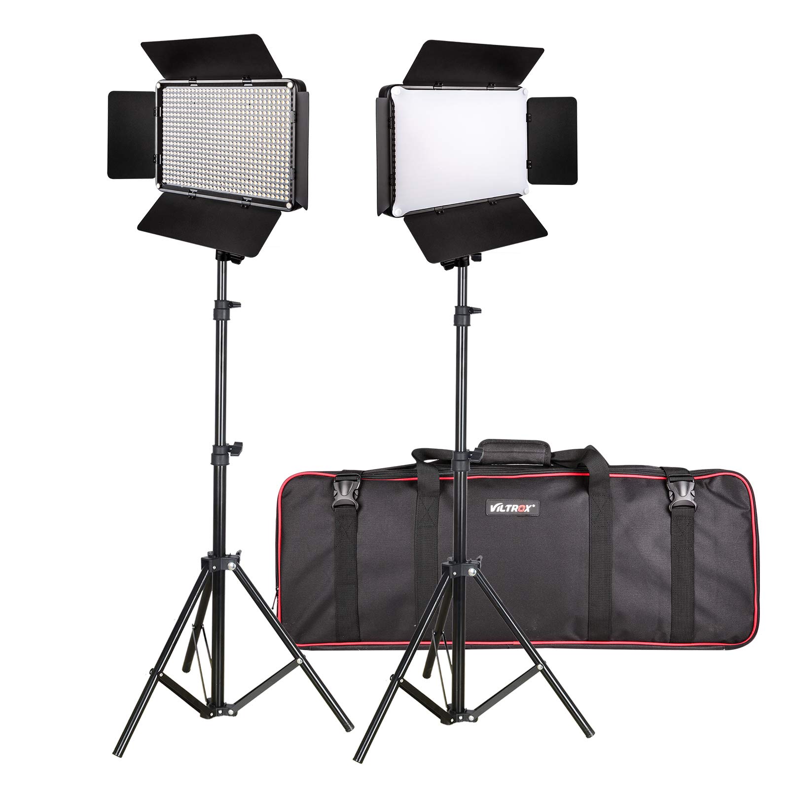 Amazon | VILTROX LEDビデオライトキット 写真撮影照明ライト VL