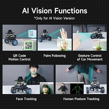 Yahboom MicroROS Robot 2WD Self Balancing ROS2 Two-Wheeled Car SLAM Mapping Navigation STM32,AI Visual Recognition Image Processing(VM Not Support MAC) (Ver Standard)