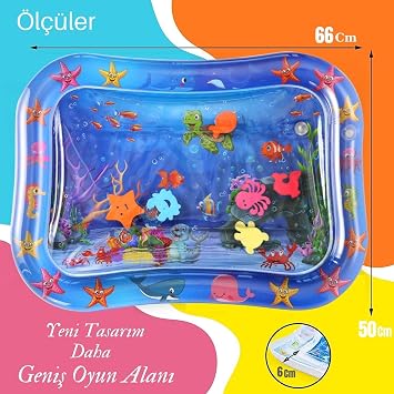 Baby Water Play Mat, Tummy Time Activity Mat, Toy Safety TEST REPORTED