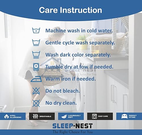 Miniatura 7 de SLEEP-NEST Juego de funda de edredón extragrande de 120 x 120 pulgadas, 3 piezas, 100% algodón egipcio de fibra larga, con cierre de cremallera, 600
