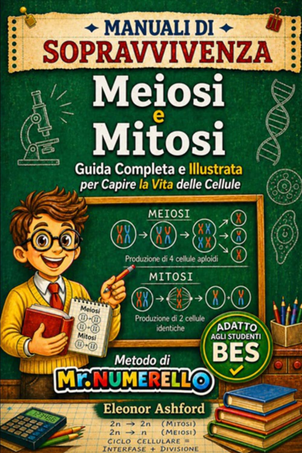 Meiosi e Mitosi: Manuali di Sopravvivenza - Metodo di Mr Numerello (Manuali di Sopravvivenza di Mr Numerello - Capire senza tutor)