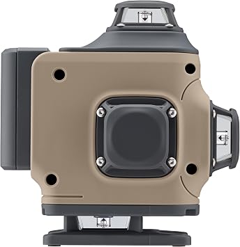 Hints 4D Laser Level Self-Leveling 4x360, 4 Beams, 100Ft, 1/12 Accuracy, IP54, Outdoor Pulse Mode, Remote and Gesture Control, Type-C Charging, Storage Case and Extra Li-ion Battery included
