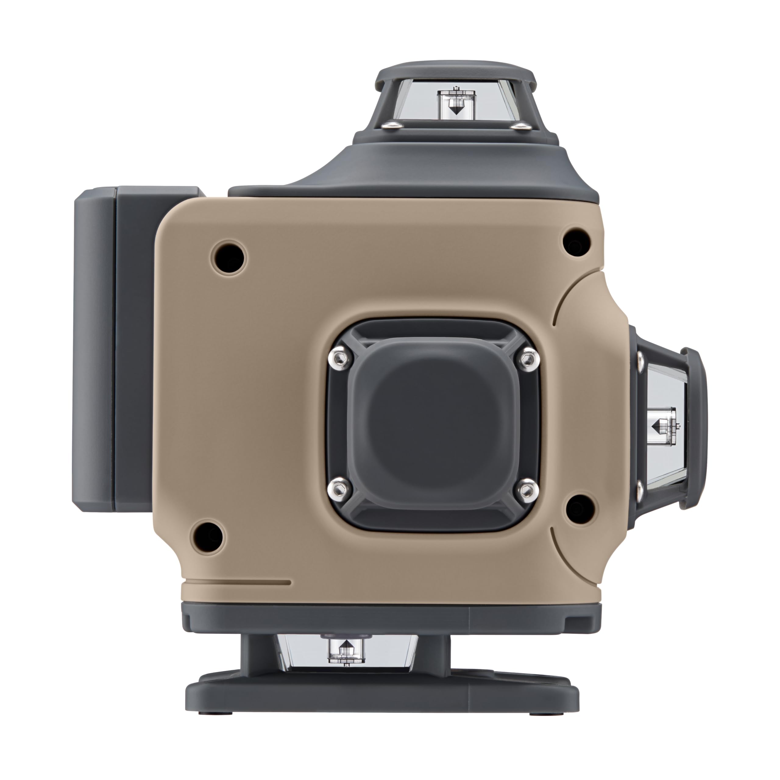 Condition photo showing New/Like New for hints 4d laser level self-leveling 4x360°, 4 beams, 100ft, ±1/12" accuracy, ip54, outdoor pulse mode, remote and gesture control, type-c chargin, storage case and extra li-ion battery included