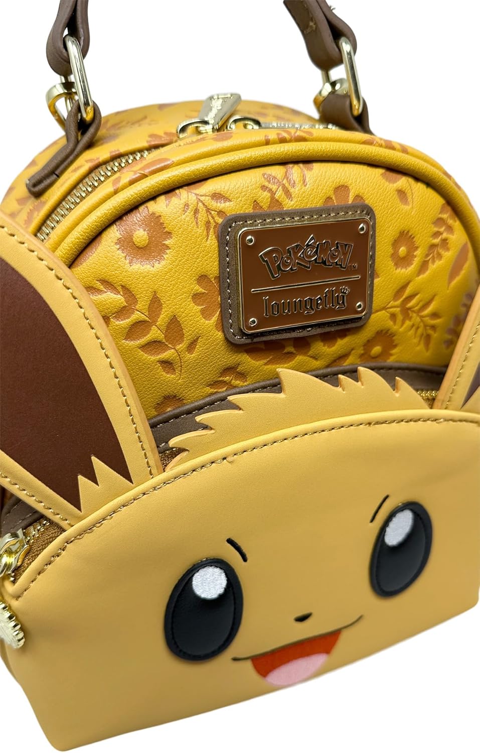 Loungefly Pokemon Eevee Cosplay Womens Convertible Double Strap Shoulder Bag Purse - Image 3