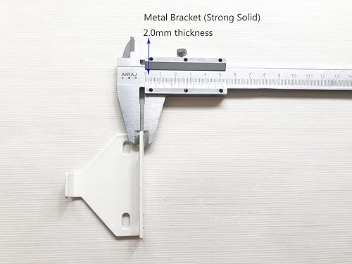 Miniatura 4 de Embrague universal para persiana enrollable para tubo de 1 12 pulgadas (1.496 in) con soporte de metal y cadena de cuentas, piezas de repuesto de