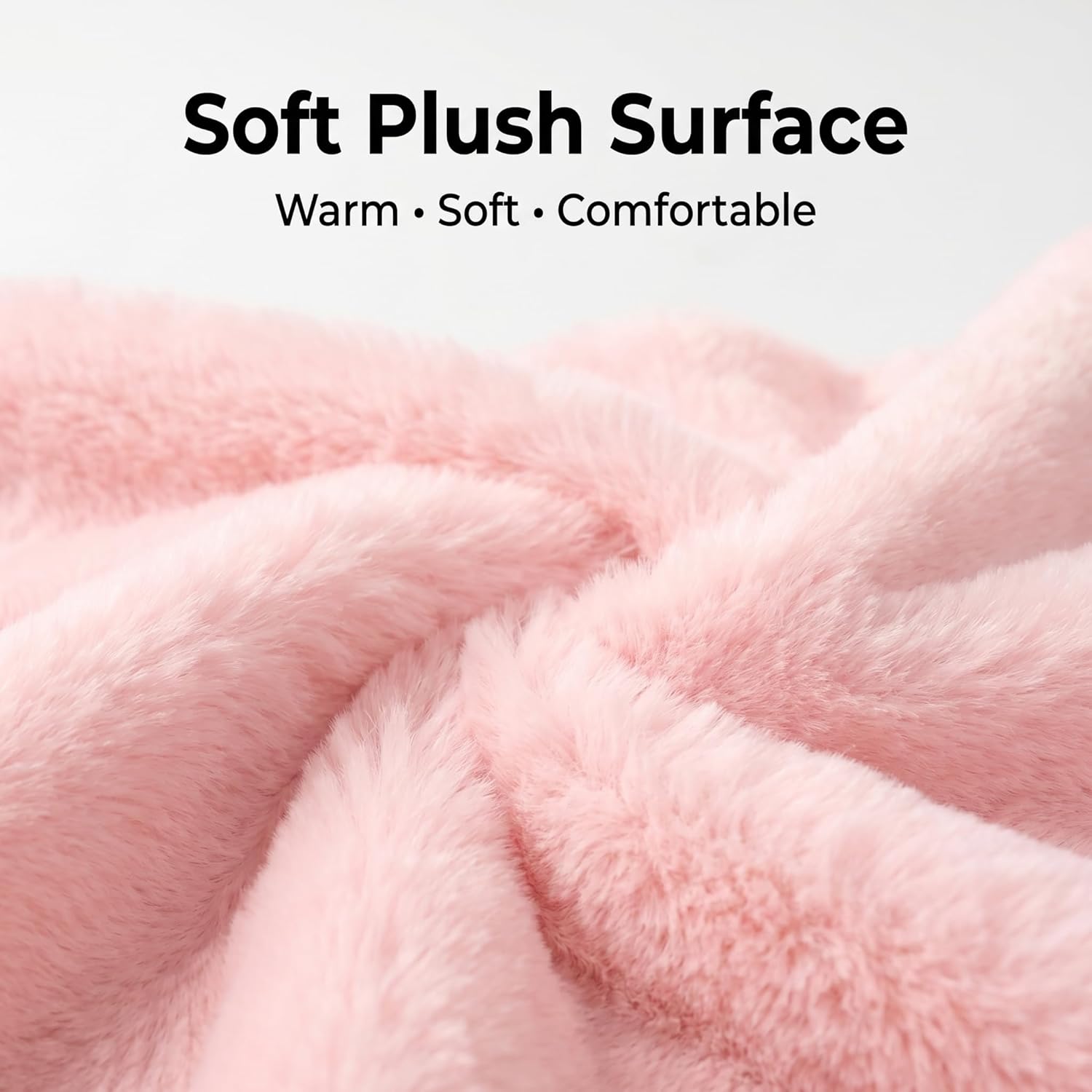 Tiny Dog Bed 20 Inch for Small Dogs, Soft Rectangle Puppy Bed with Plush Surface, Washable Pet Bed,Pink