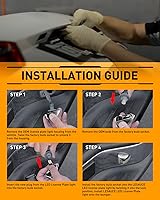 Vista 7 de LESAUCE Juego de 2 lámparas LED completas para matrícula con carcasa cromada para Chevy Silverado 1500 2500 3500 Suburban Tahoe GMC Sierra Yukon XL