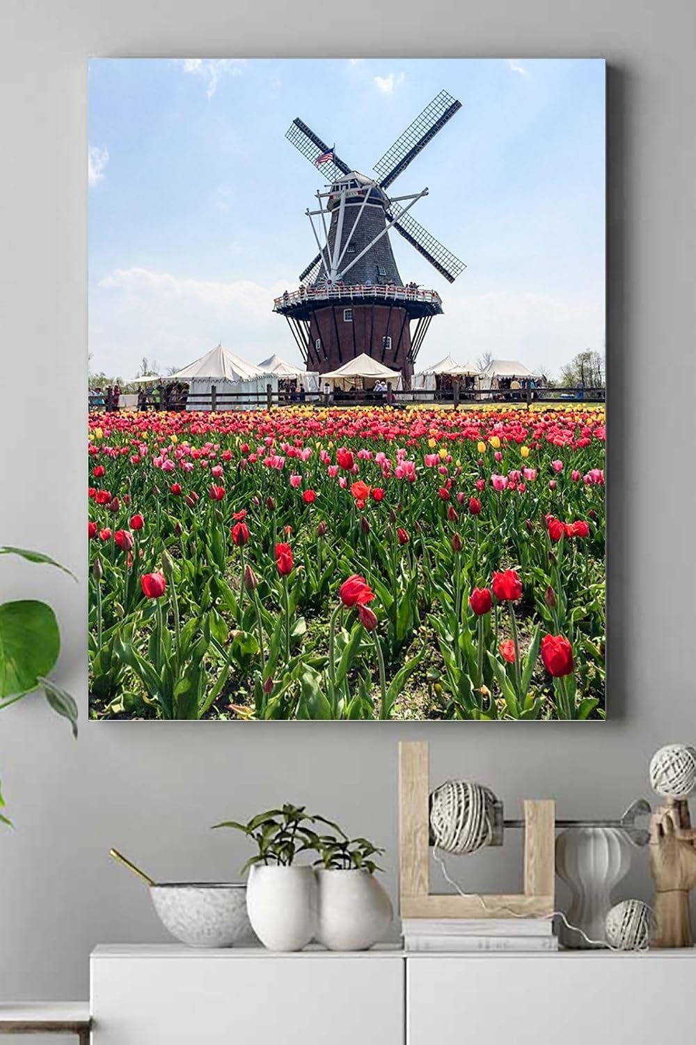 Postermanya (pster16228) Hollanda Manzara Kanvas Tablo 2 40 x 60