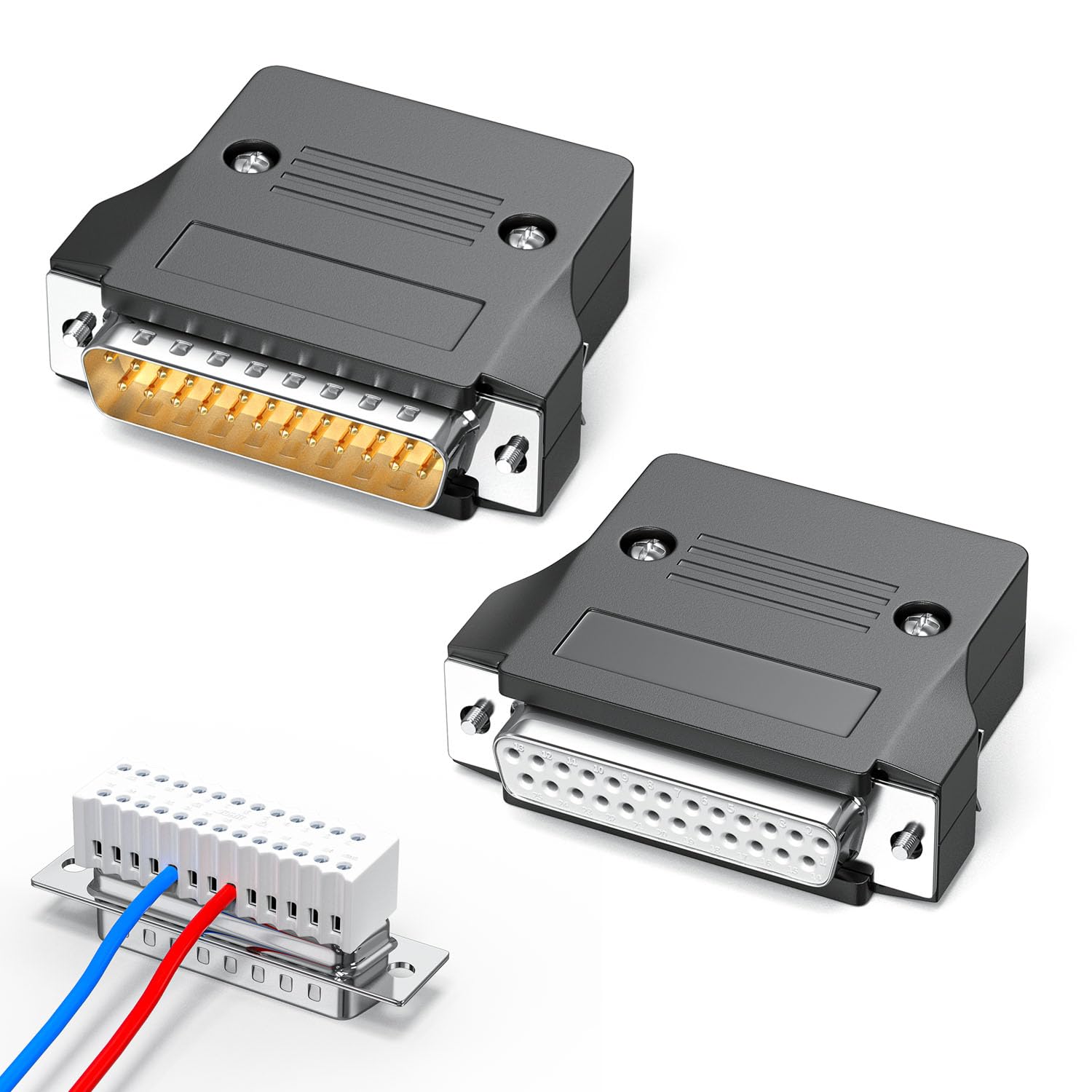 Amazon.com: JUXINICE 2Pack Small Volume DB25 Female+Male