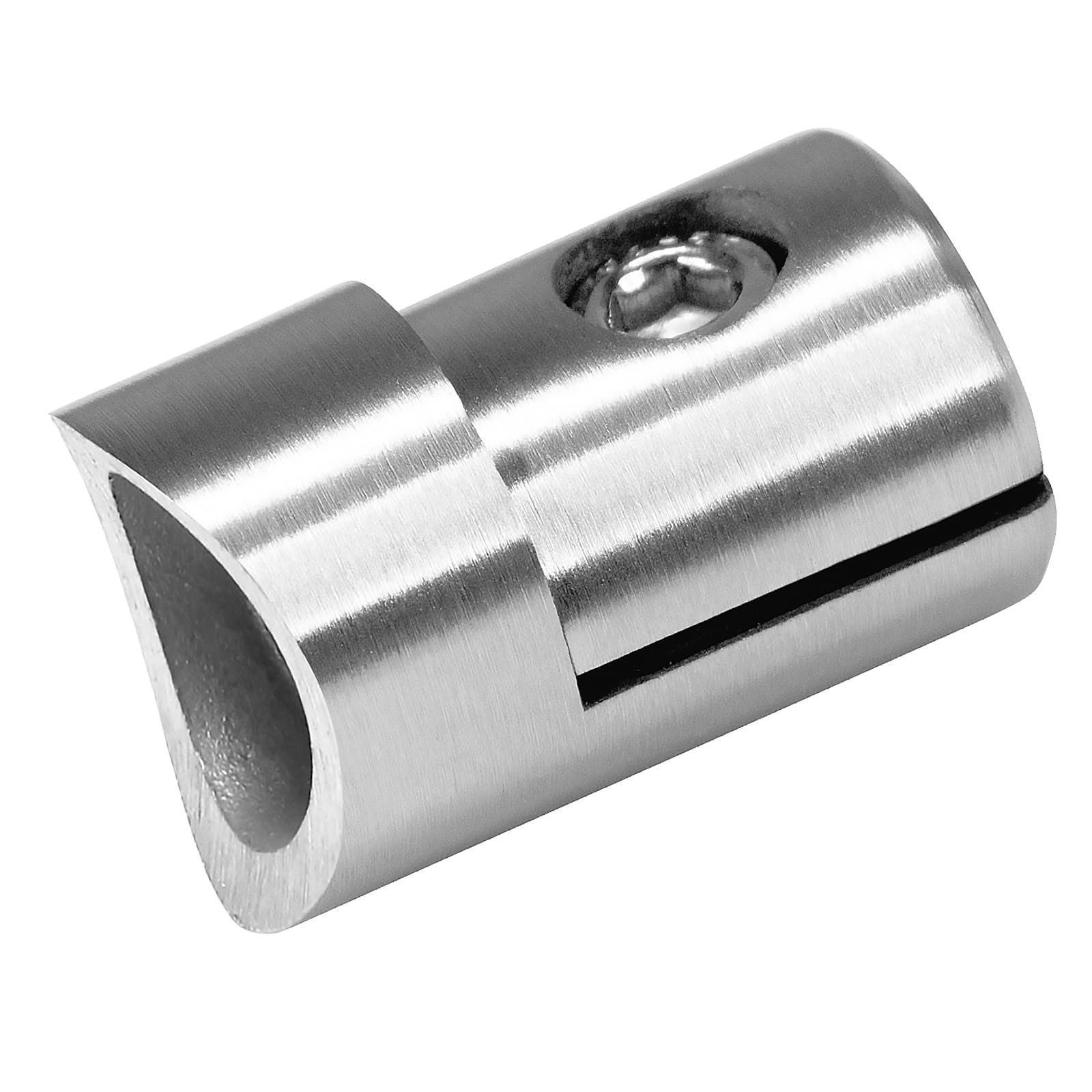 Uchwyt blaszany stal szlachetna V2A uchwyt do blachy perforowanej uchwyt do płyty Ø 42,4 mm x 10 sztuk