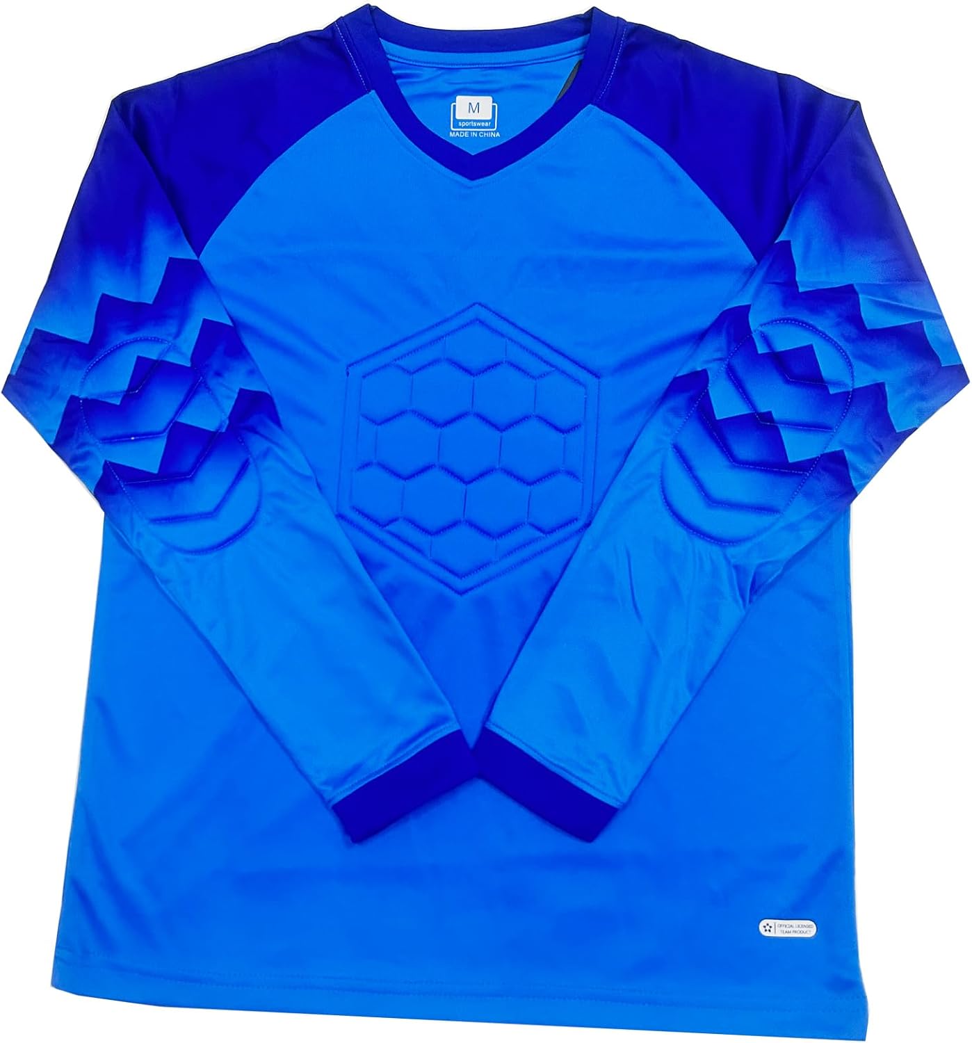 DRHOM Youth Boys Goalkeeper Soccer Jersey Kids Long Sleeve Soccer Uniform Padded Goalkeeper Shirt Tops - Image 3